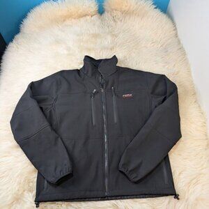 R&D by Peak Performance Black Softshell Jacket with Goretex Windstopper Size S